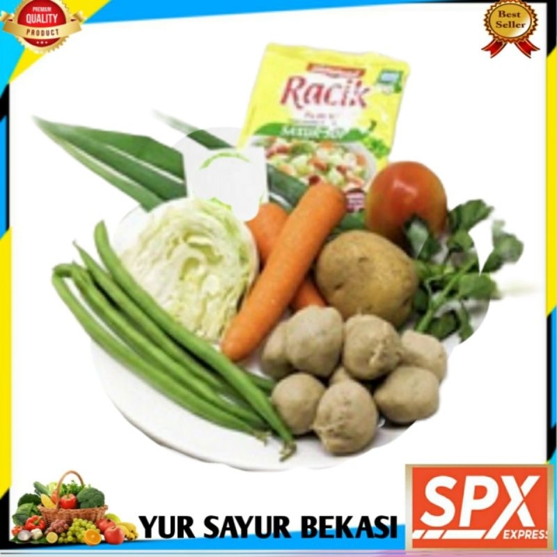 

Paket Sayur Sop +Baso Komplit