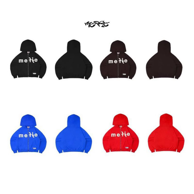 Mercie Studio Hoodie Clock White//Hoodie Clock Black//Hoodie Infrared 4