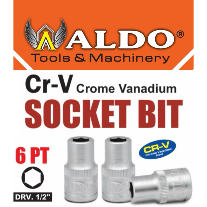 ALDO mata sock CR-V 1/2” Dr. 6pt & 12pt