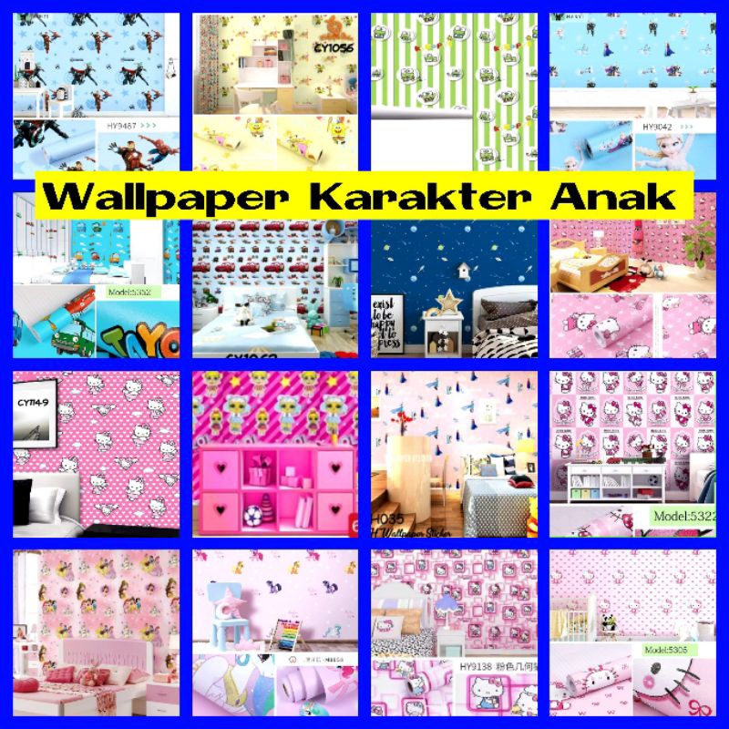 Wallpaper Dinding Kamar Anak M2M Mall Wallpaper Dinding Karakter Anak Wallpaper Doraemon Wallpaper H