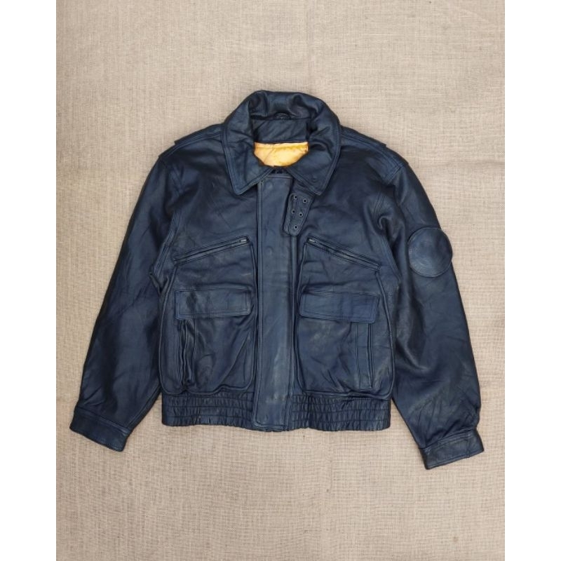 Kadoya Japan Jaket Kulit Vintage Classic Biker Retro Rugged Style Leather Jacket