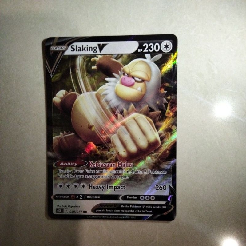 kartu Pokemon ori SlakingV