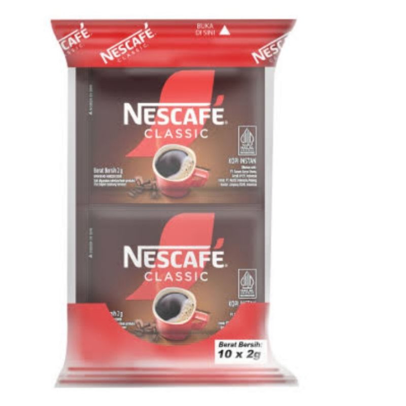 

NESCAFE CLASSIC kopi murni 10×2gr