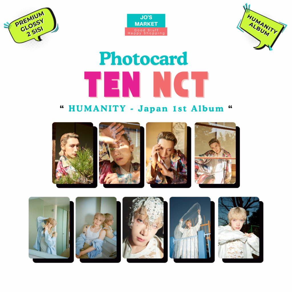Jo's Market PHOTOCARD NCT TEN 1st ALBUM HUMANITY [UNOFFICIAL] Premium Limited Edition WAYV wayzenni
