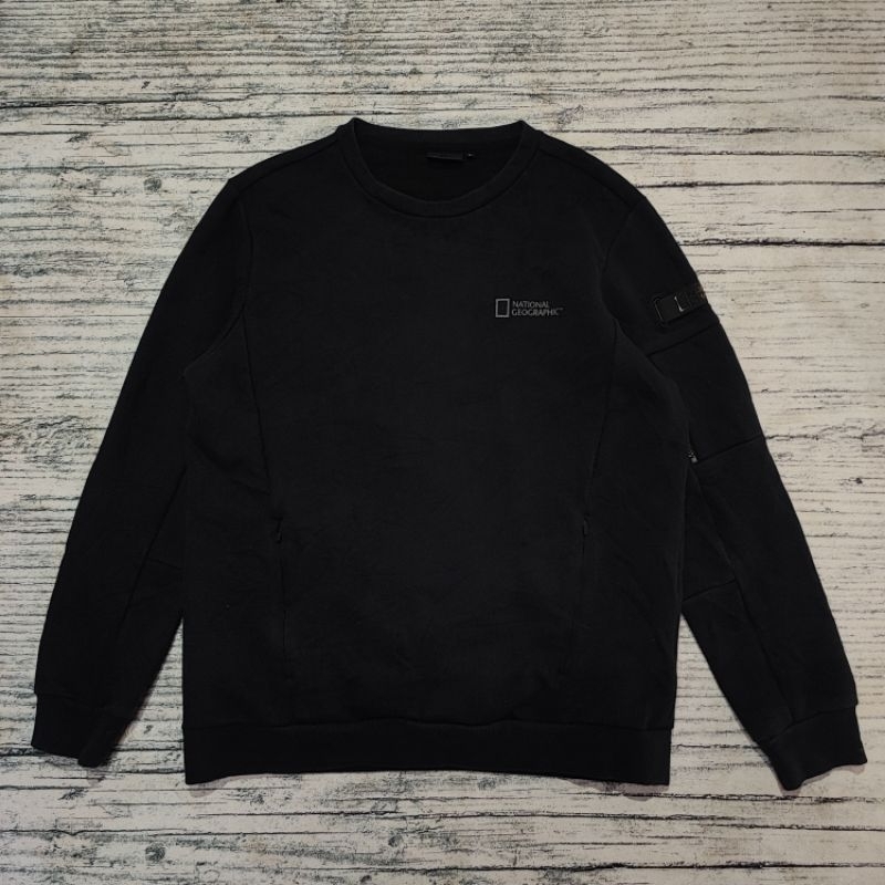 National Geographic Patch Crewneck