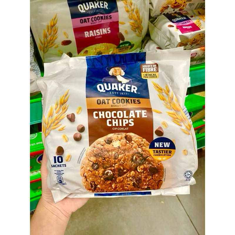 

quaker oat cookies isi 10 sachets 324gr