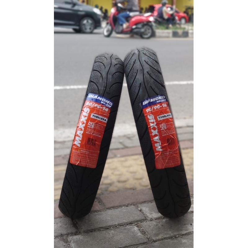 Ban Maxxis Diamond 90 90 14 Tubeless 80 90 14 Tubeless