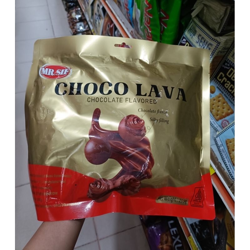 

MR.SIF choco lava chocolate with silky filliing 200gr assorted / milk / cholate