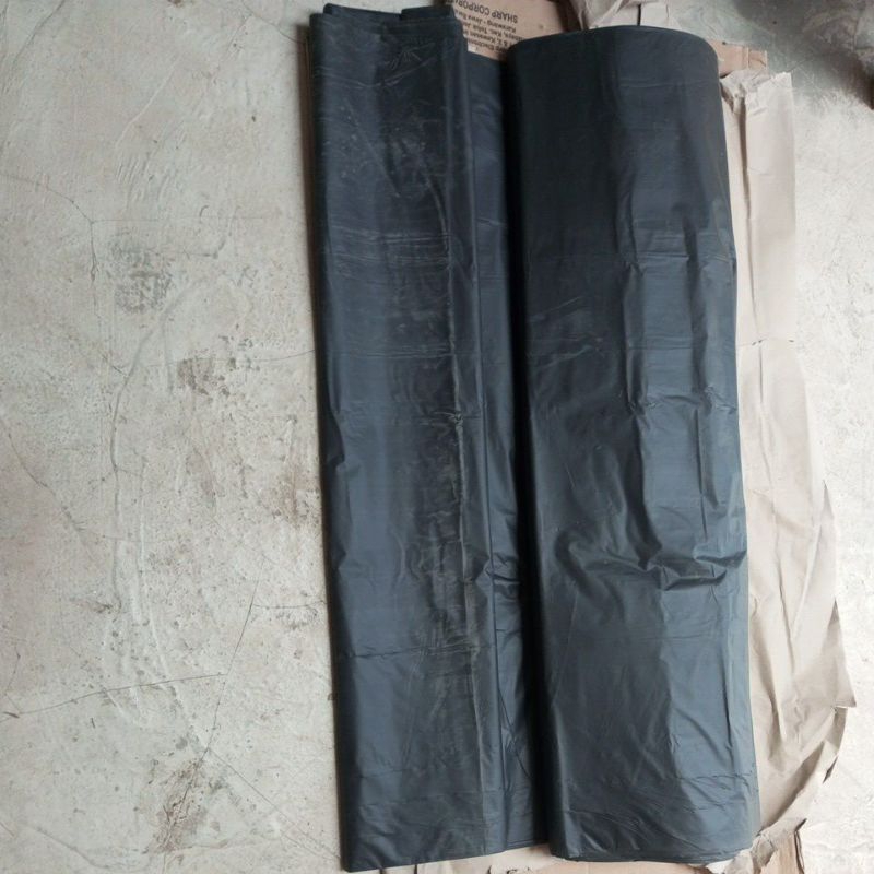 plastik cor hitam tebal (Lebar 1,2 mtr)kiloan/meteran