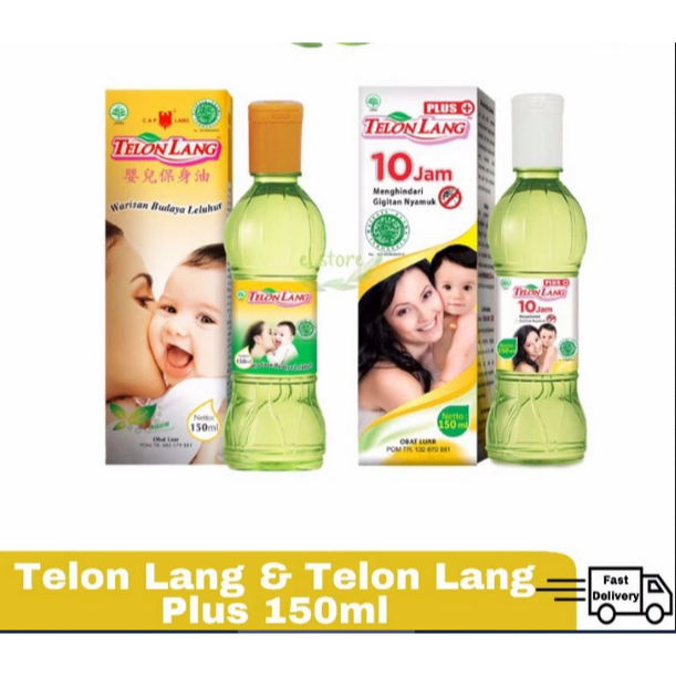 Cap Lang TELON LANG 150 ML 150ml | MINYAK TELON BAYI | TELON LANG PLUS Caplang