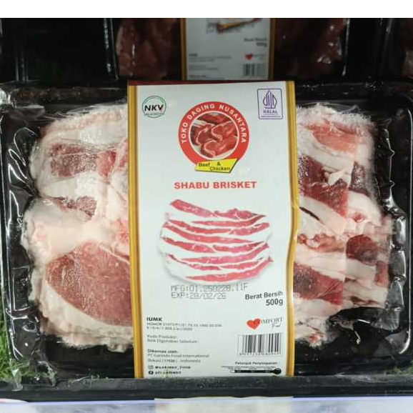 

SHABU BRISKET PREMIUM 500 GR