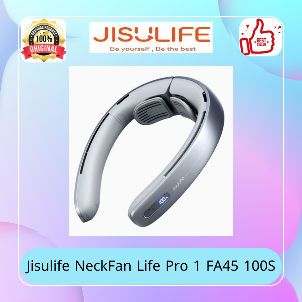 Kipas Angin Mini Jisulife NeckFan Pro 1 FA45 100S | Mini Fan | Kipas Angin Portable | Kipas Angin Ke