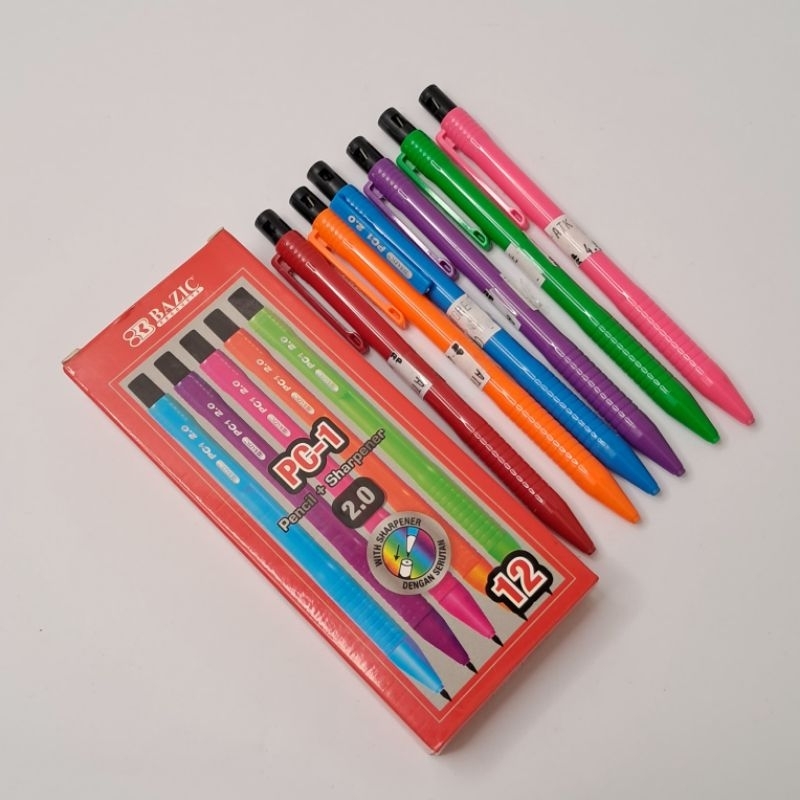 

pensil isi ulang bazic sharpener 2.0mm (12pcs)
