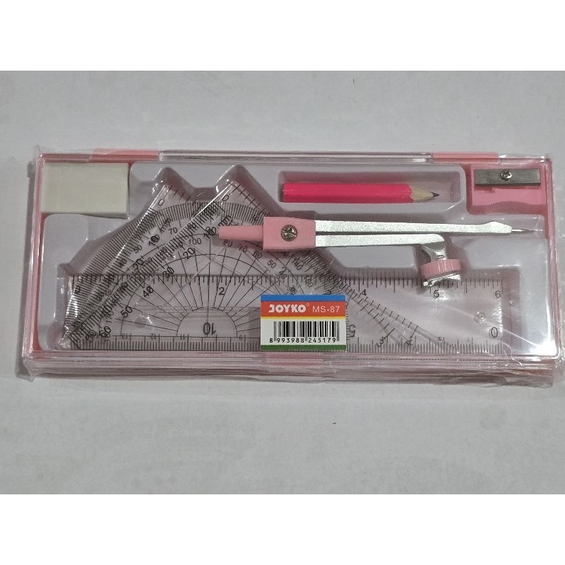 

JANGKA BESI JOYKO MS-87 / COMPASS SET / JANGKA MATEMATIKA MATH SET BESI JOYKO