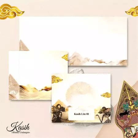 BLANKO KASIH LITE 01 - BLANKO UNDANGAN KOSONGAN