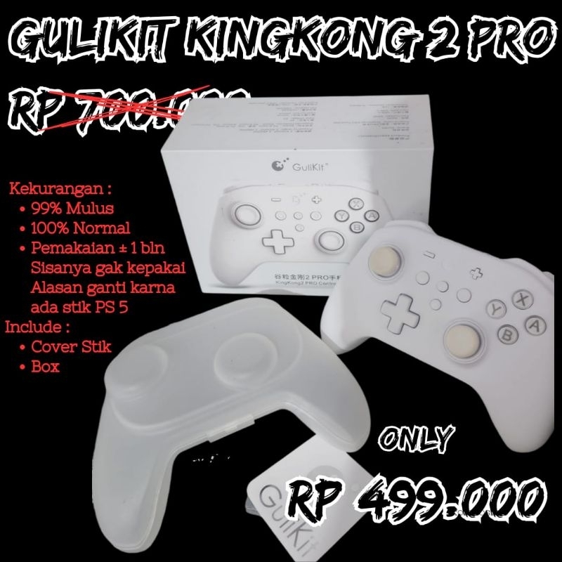 Gulikit Kingkong 2 Pro Stick ( Bekas 1 bln )