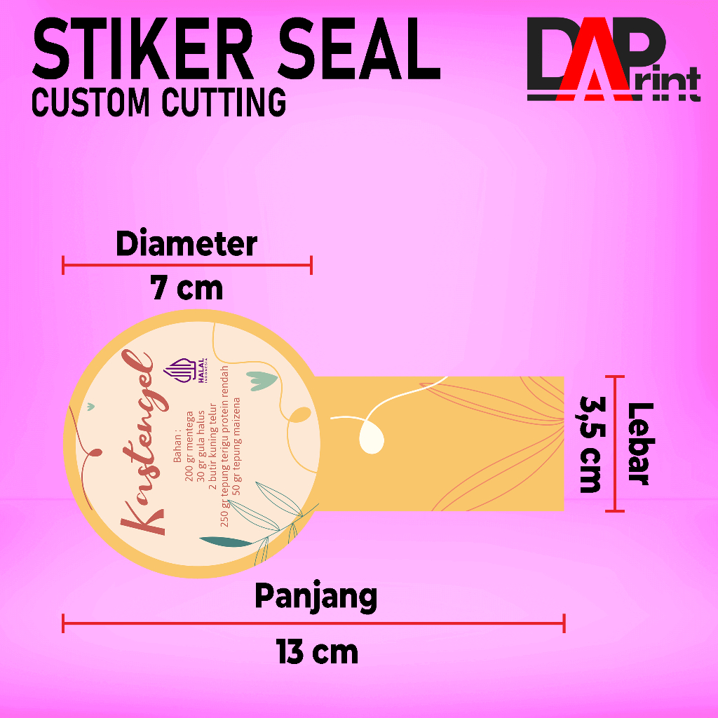 

Cetak Stiker Seal Segel Toples Kue Custom