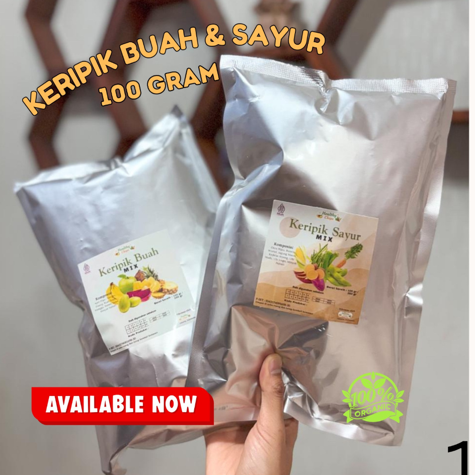 

PAKET KERIPIK BUAH MIX DAN SAYUR 100 GRAM BBMTERMURAH CEMILAN KHAS MALANG ( MIX 7 VARIANT BUAH DAN SAYUR)