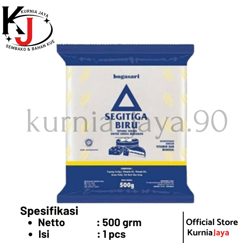 

[ SEGITIGA BIRU ] Tepung Terigu 500 gr
