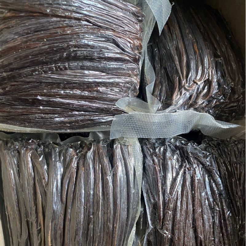 

Vanilla Beans/ Vanili |Gourmet Grade A per batang/pod– Pj 17-20cm |Vanilli planifolia Premium Moist