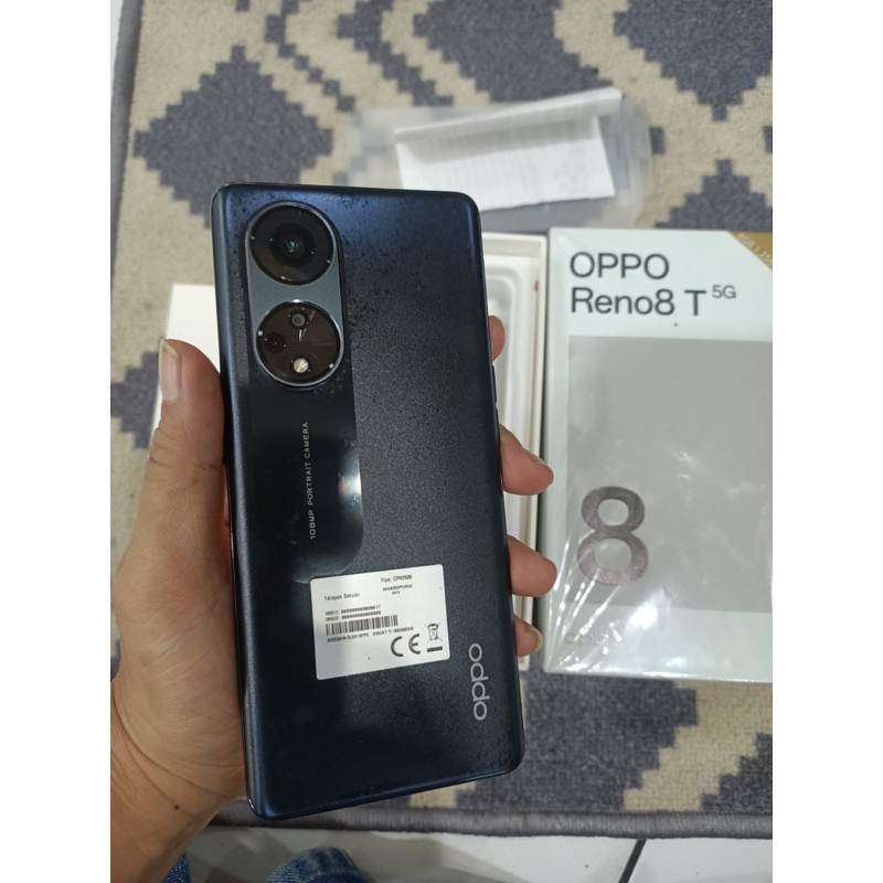 Oppo reno 8T 5g 8/256gb layar (lengkung)
