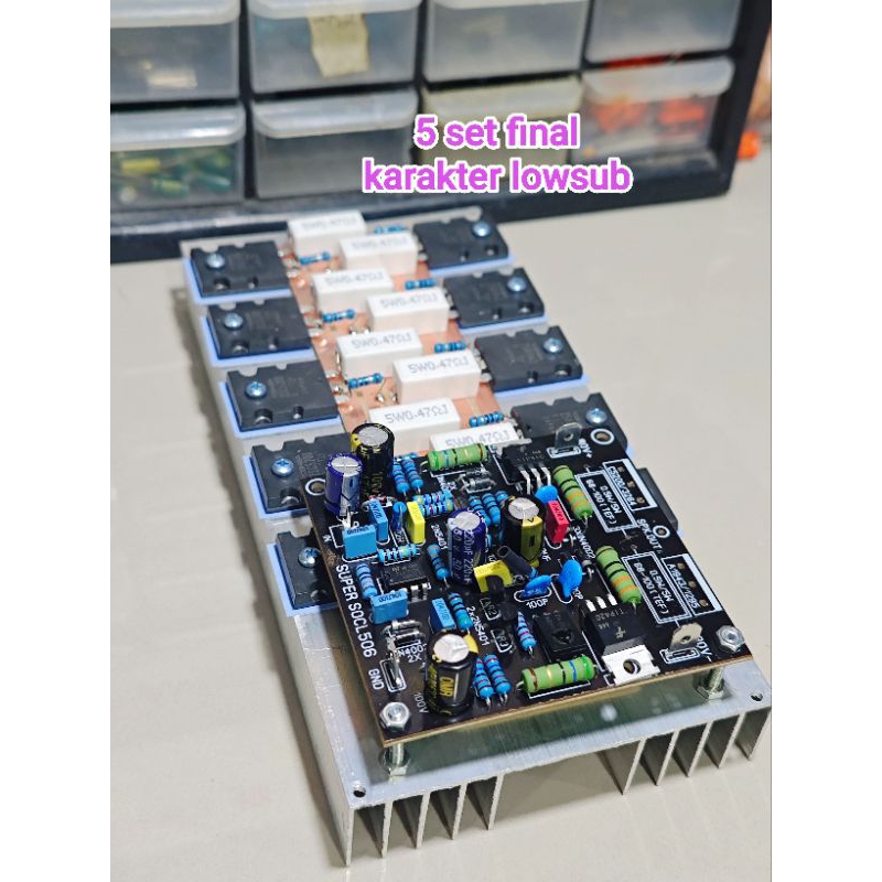 socl 506 lengkap 5 set transistor final toshiba siap pakai