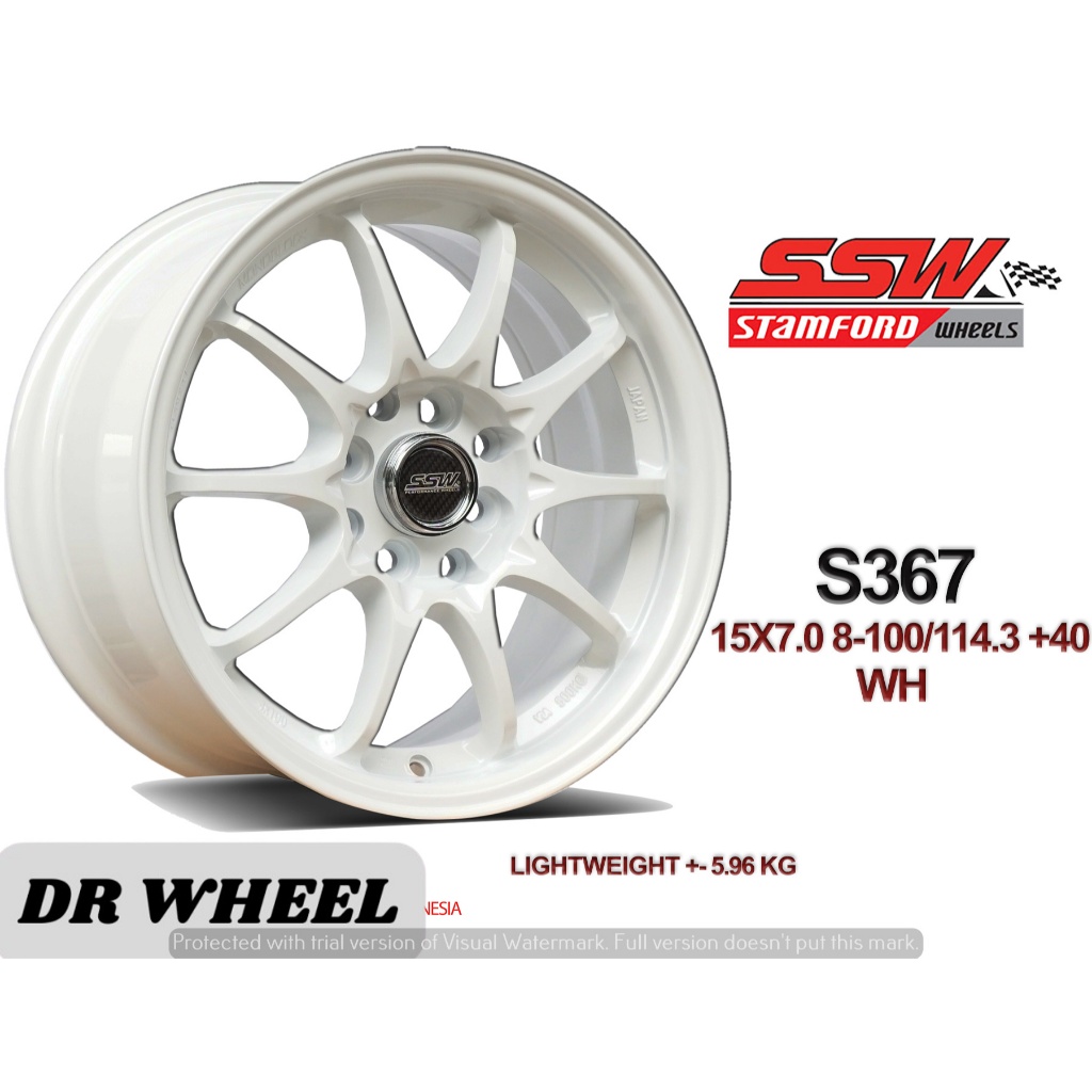 Velg mobil ssw model ce28 murah ring 15 dan original