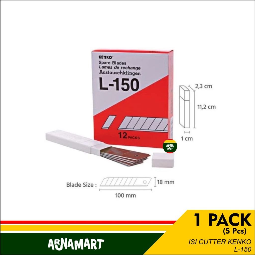 

ISI CUTTER KENKO L-150 - 1PACK (5PCS)