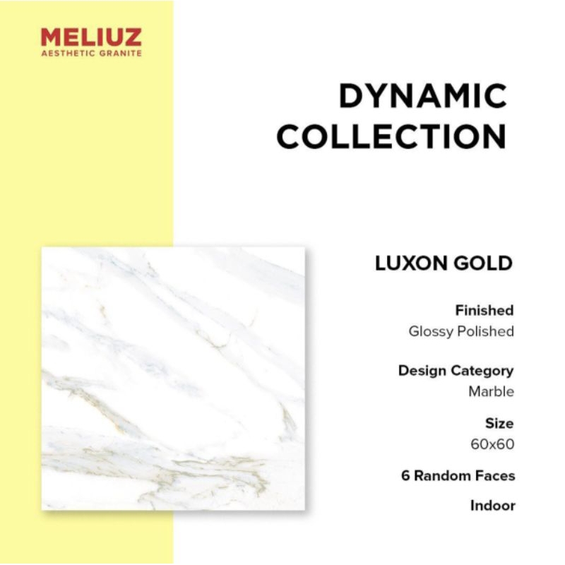 granite putih motif 60x60 MELIUZ LUXON GOLD