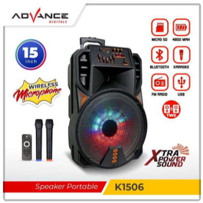 ADVANCE K1506 K 1506 ADAVNCE Speaker Portable BLUETOOTH / Speaker Bluetooth