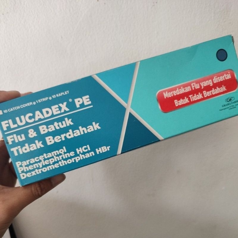 Flucadex PE Strip 10 kaplet flu pilek Batuk kering