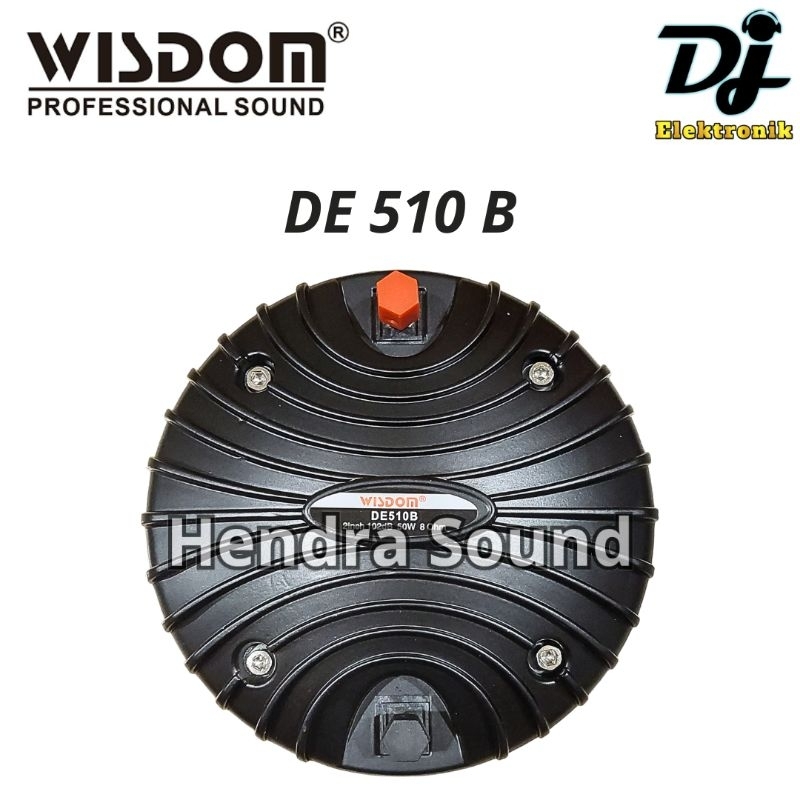 WISDOM ● DE510B / DE 510 B - Speaker Tweeter / Driver