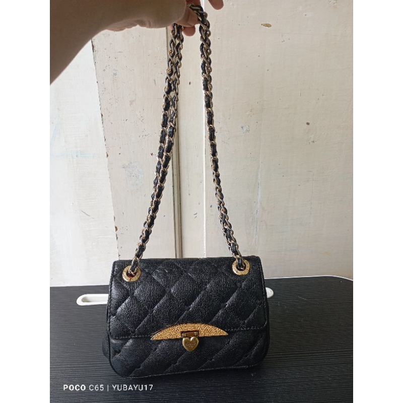 Sling bag mini lovcat kulit asli