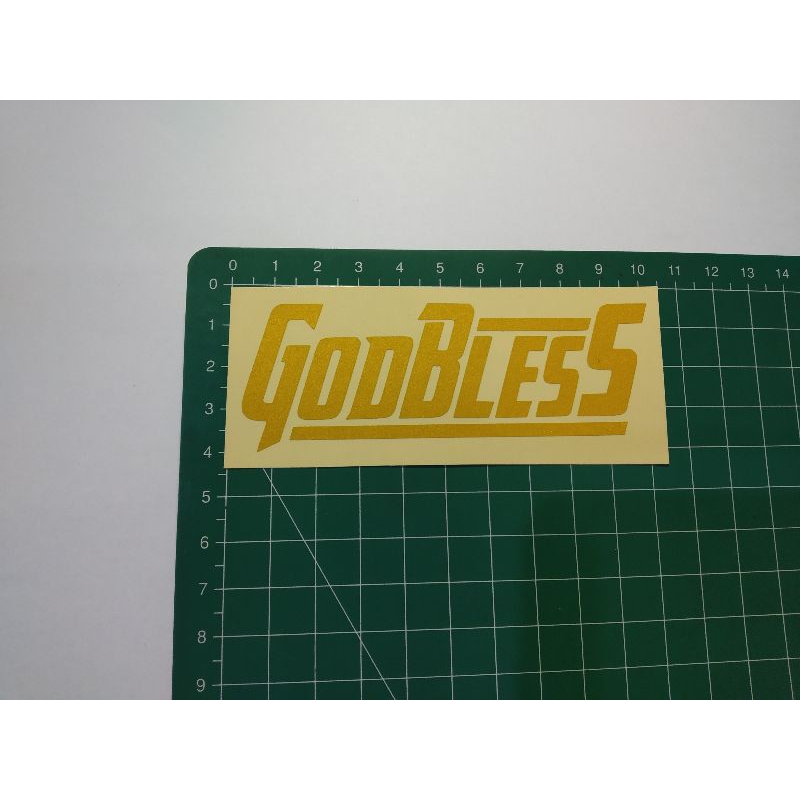 

stiker cutting godbless