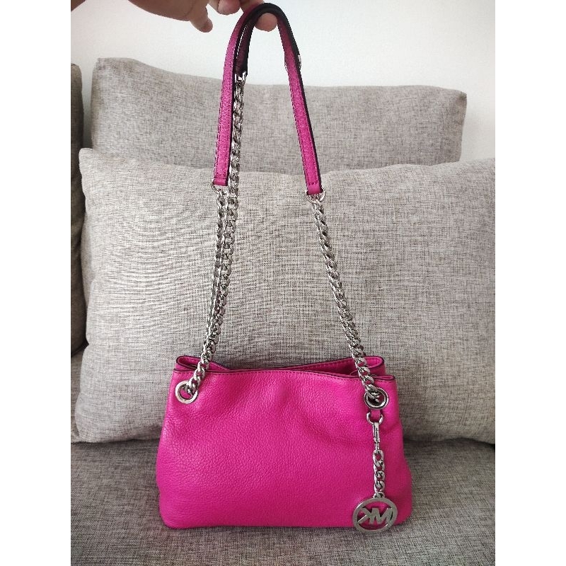 MICHAEL KORS jet set chain medium messenger