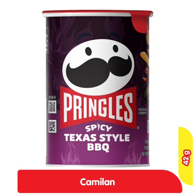 

Pringles Keripik Kentang Spicy Texas Style Barbekiu Kaleng 42 g