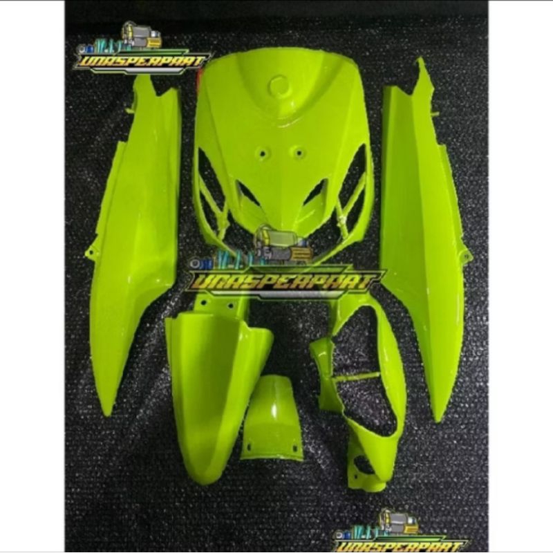 cover body halus Yamaha Mio new warna hijau stabilo