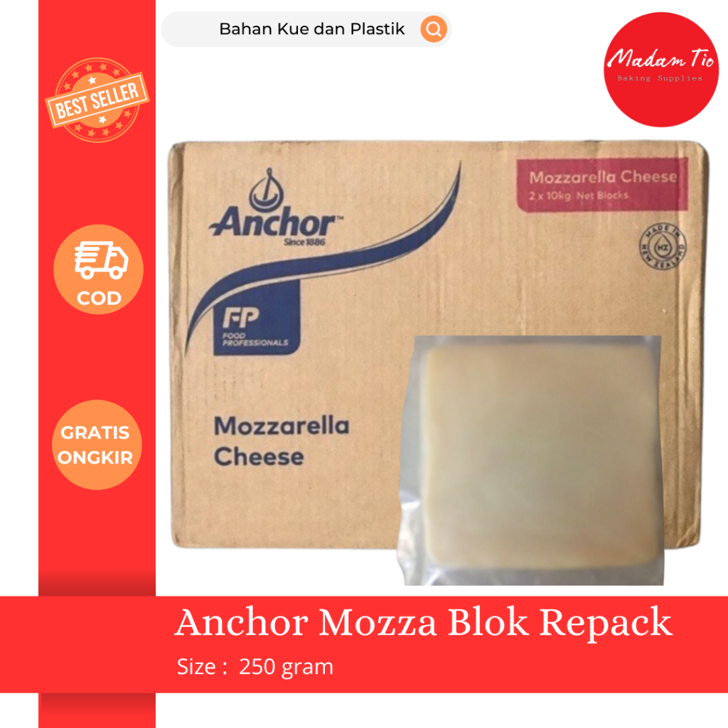 

Anchor Mozza Blok 250gram