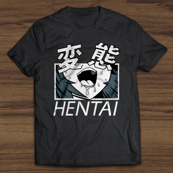 Kaos Anime Hentai 01 | Baju Distro Pria Hitam | Cloth Laki-laki Tema Jepang Murah