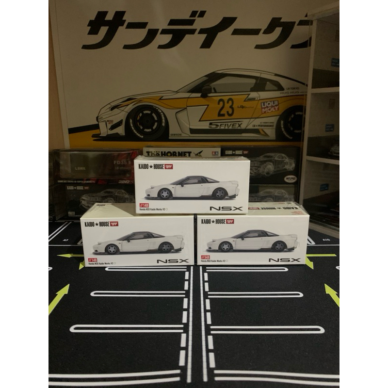 Mini GT x Kaido House Honda NSX White KHMG148