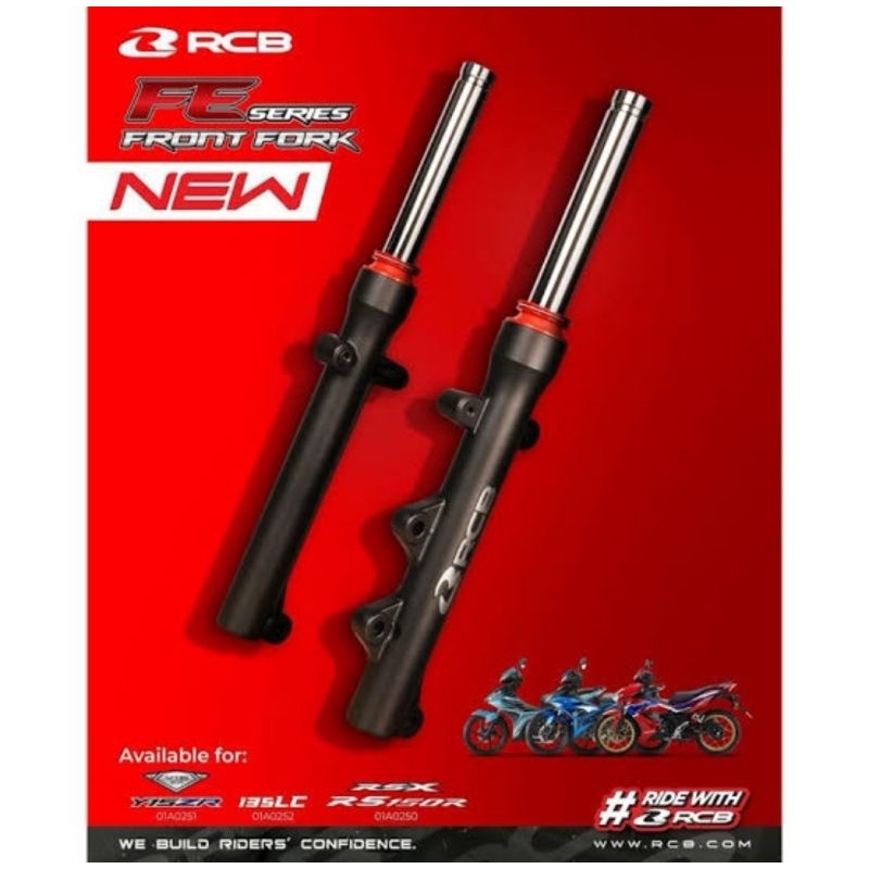 Tabung shock depan rcb jupiter mx 150,mx king.