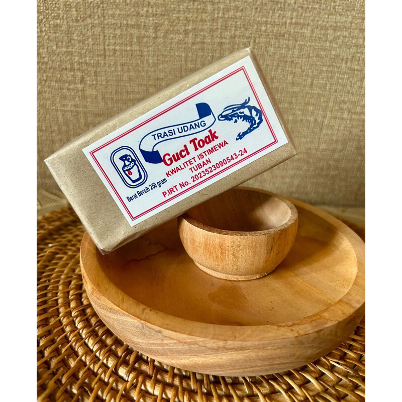 

Trasi Udang cap Guci Toak 250 gr “PUTIH” Asli Tuban