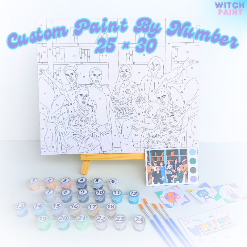 

Custom Paint By Number 25×30