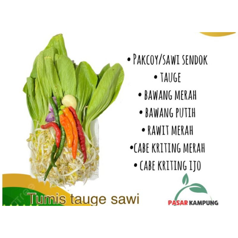 

Tumis tauge sawi sendok