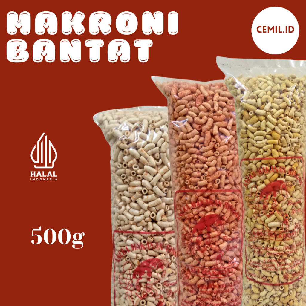 

Cemil.id - Makaroni Bantat Rasa Balado Original Jagung Manis 500g Renyah Lezat