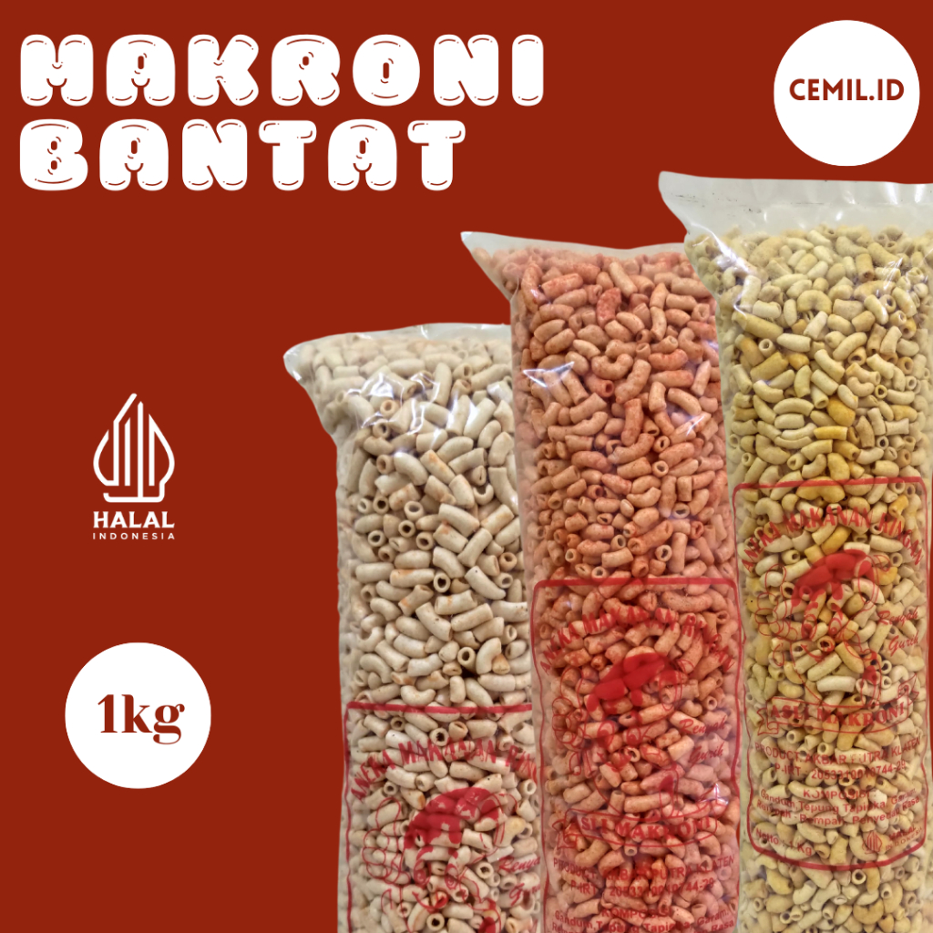 

Cemil.id - Makaroni Bantat Rasa Original Balado Jagung Manis 1 KG Renyah Lezat