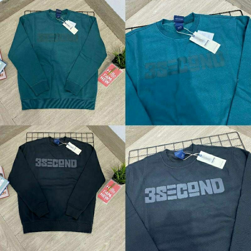 sweater 3second pria original