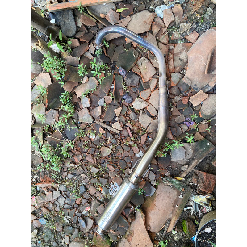 knalpot racing full system ninja mono/250 sl