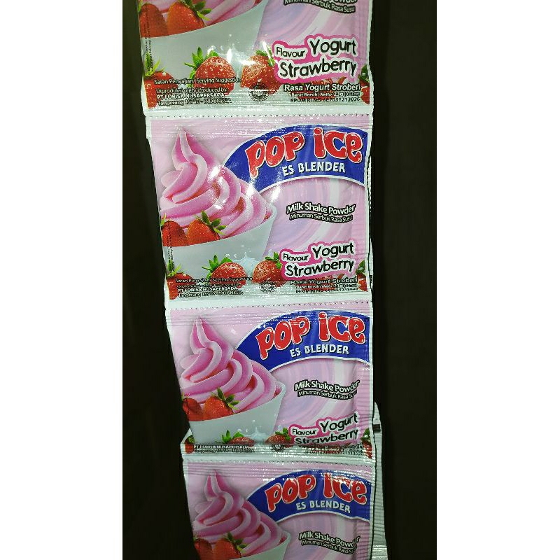 pop ice rasa strawberry yogurt