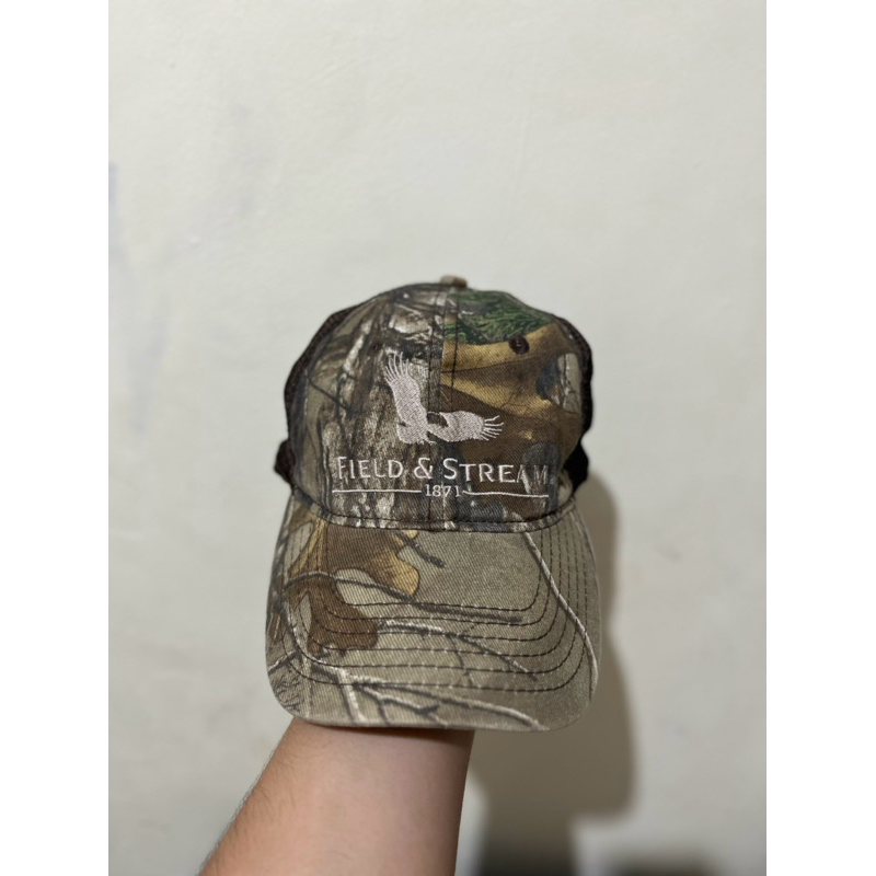 Topi field and stream 1871 camouflage camo topi trucker realtree second